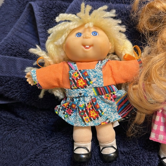 Vintage Mattel Cabbage Patch Kids 5” Plush Mini Dolls - Picture 2 of 11
